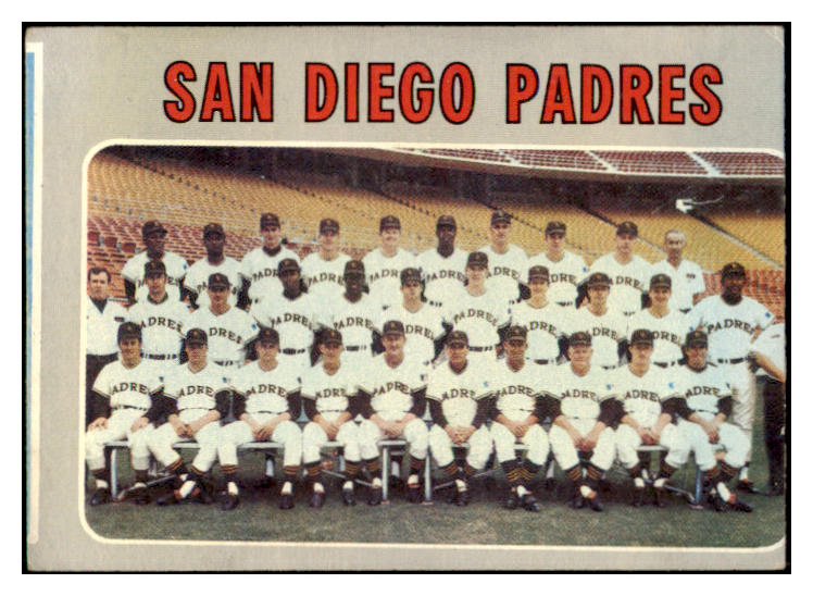 1970 Topps Baseball #657 San Diego Padres Team VG 499180