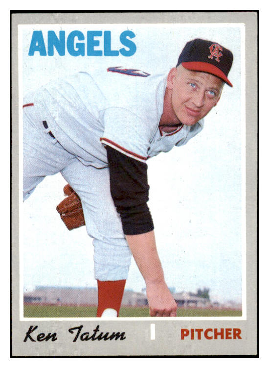 1970 Topps Baseball #658 Ken Tatum Angels NR-MT 499181