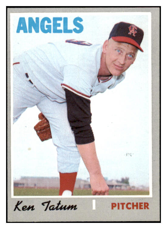 1970 Topps Baseball #658 Ken Tatum Angels EX-MT 499182