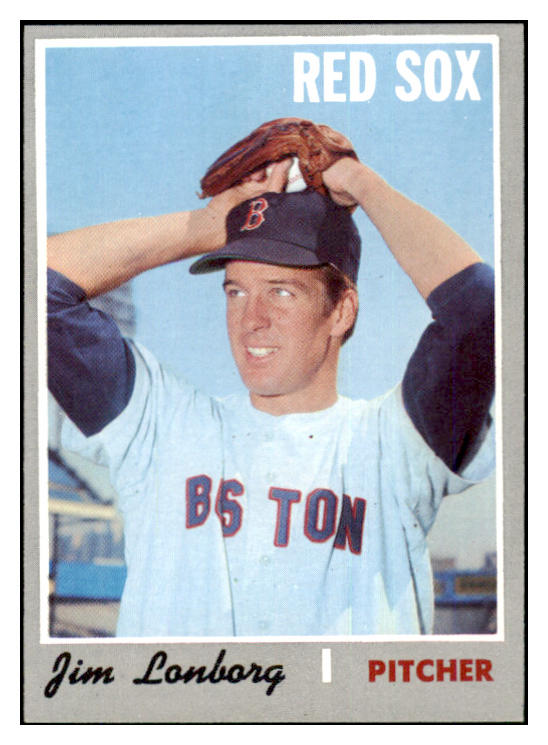 1970 Topps Baseball #665 Jim Lonborg Red Sox NR-MT 499205