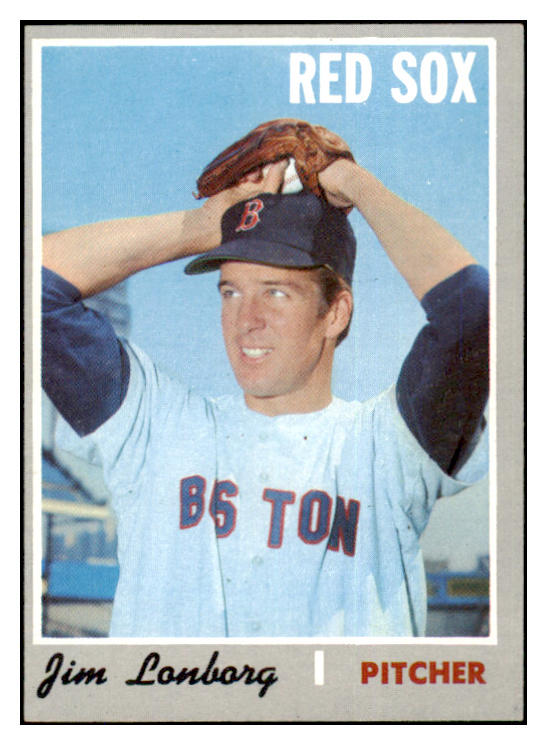 1970 Topps Baseball #665 Jim Lonborg Red Sox EX-MT 499206