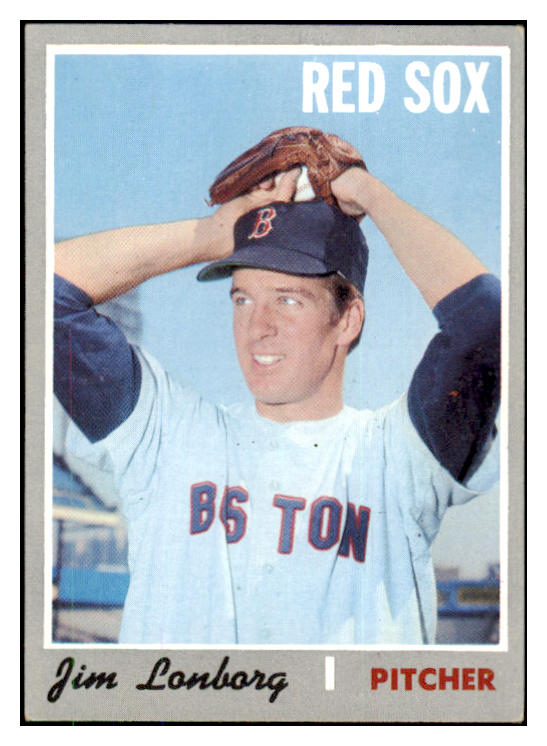1970 Topps Baseball #665 Jim Lonborg Red Sox EX 499208
