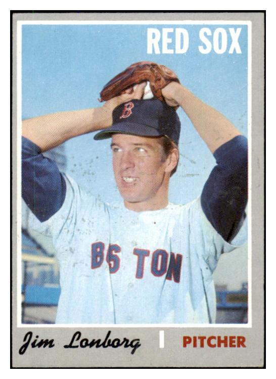 1970 Topps Baseball #665 Jim Lonborg Red Sox VG-EX 499209