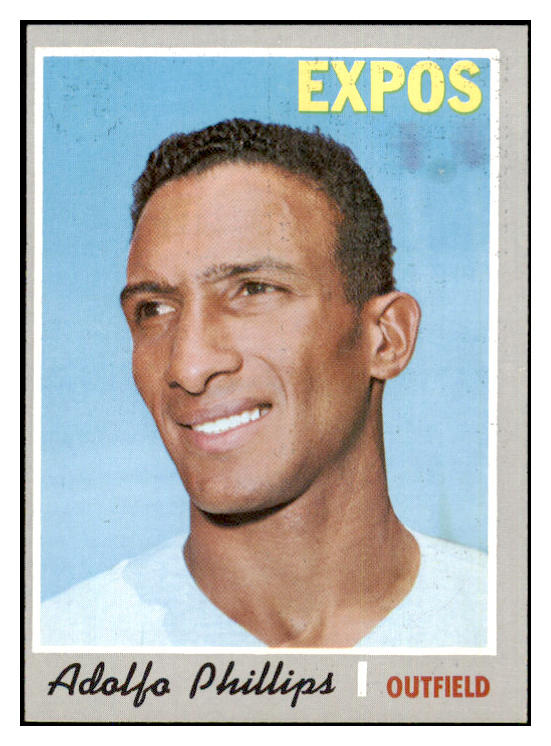 1970 Topps Baseball #666 Adolfo Phillips Expos NR-MT 499211