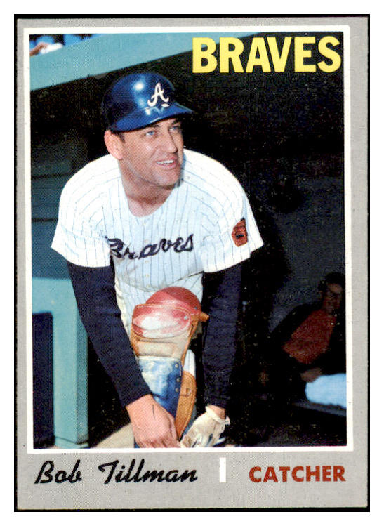 1970 Topps Baseball #668 Bob Tillman Braves NR-MT 499220