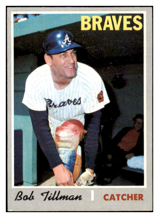 1970 Topps Baseball #668 Bob Tillman Braves NR-MT 499221