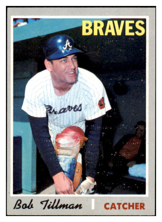 1970 Topps Baseball #668 Bob Tillman Braves NR-MT 499223