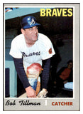 1970 Topps Baseball #668 Bob Tillman Braves EX 499224