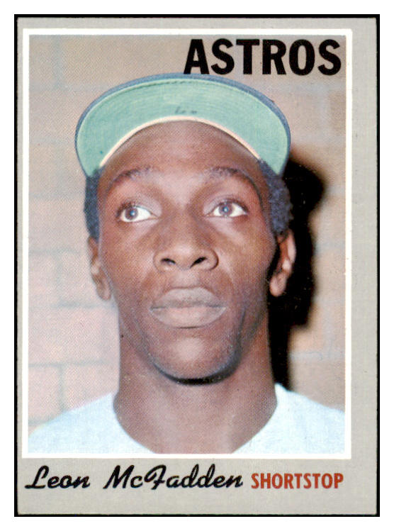 1970 Topps Baseball #672 Leon McFadden Astros NR-MT 499238