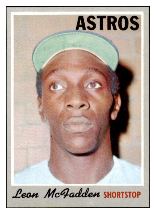 1970 Topps Baseball #672 Leon McFadden Astros NR-MT 499239