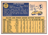 1970 Topps Baseball #672 Leon McFadden Astros NR-MT 499239