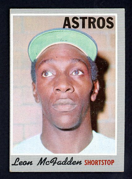1970 Topps Baseball #672 Leon Mcfadden Astros EX 499242