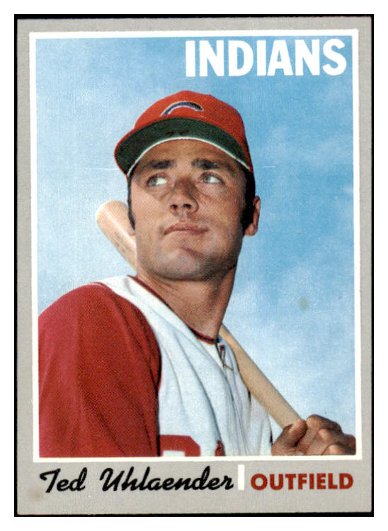 1970 Topps Baseball #673 Ted Uhlaender Indians NR-MT 499243