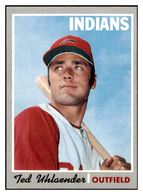 1970 Topps Baseball #673 Ted Uhlaender Indians NR-MT 499244