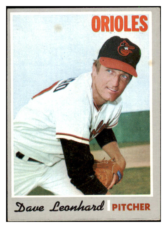 1970 Topps Baseball #674 Dave Leonhard Orioles EX 499250