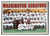 1970 Topps Baseball #676 Washington Senators Team NR-MT 499255