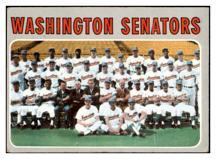 1970 Topps Baseball #676 Washington Senators Team VG-EX 499260