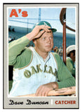 1970 Topps Baseball #678 Dave Duncan A's NR-MT 499266