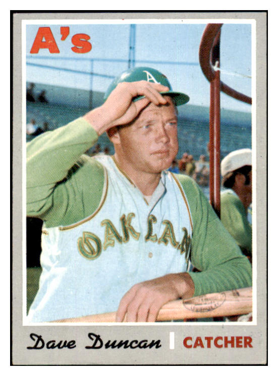 1970 Topps Baseball #678 Dave Duncan A's NR-MT 499267