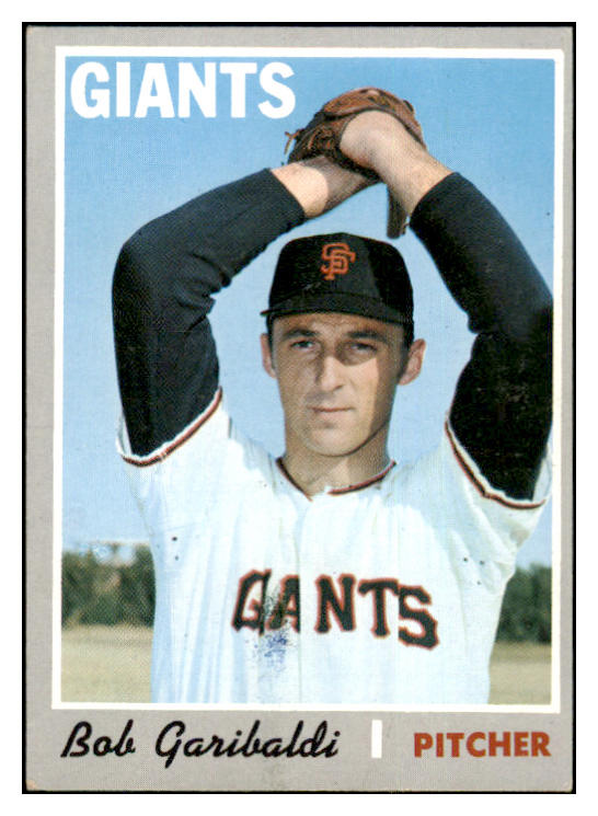 1970 Topps Baseball #681 Bob Garibaldi Giants NR-MT 499280