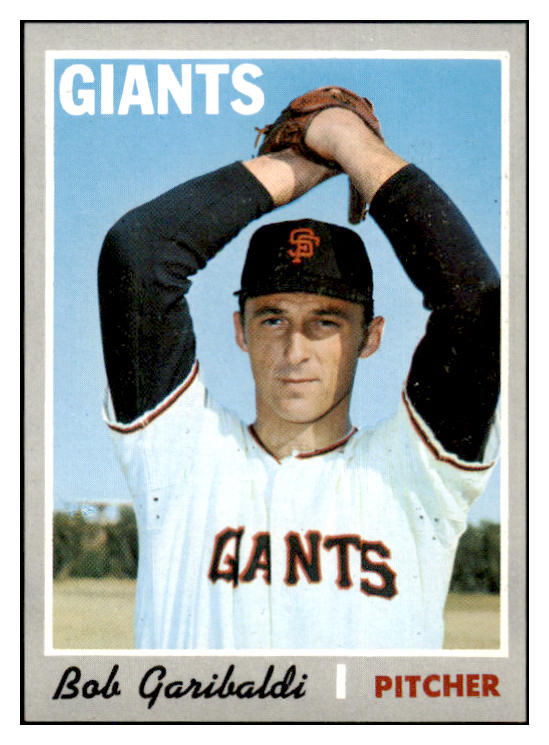 1970 Topps Baseball #681 Bob Garibaldi Giants NR-MT 499281