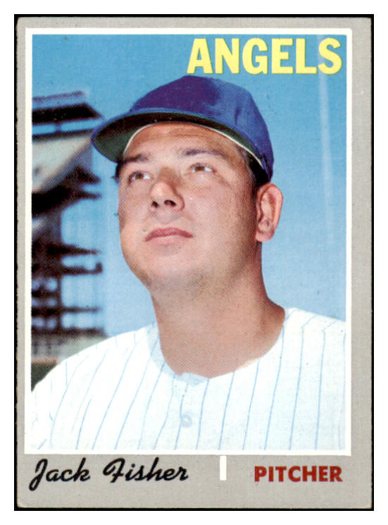 1970 Topps Baseball #684 Jack Fisher Angels VG-EX 499298