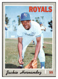 1970 Topps Baseball #686 Jackie Hernandez Royals NR-MT 499305