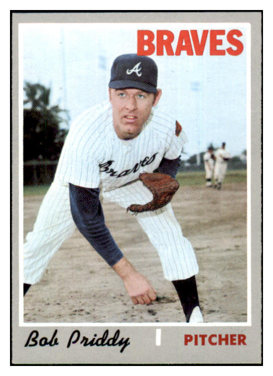 1970 Topps Baseball #687 Bob Priddy Braves NR-MT 499309