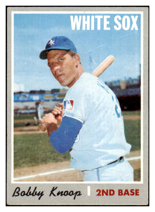 1970 Topps Baseball #695 Bobby Knoop White Sox EX 499349