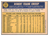 1970 Topps Baseball #695 Bobby Knoop White Sox EX 499349