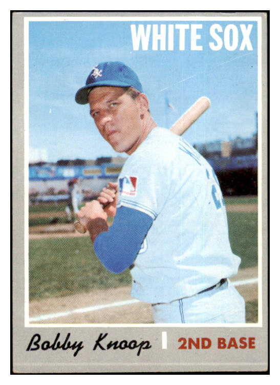 1970 Topps Baseball #695 Bobby Knoop White Sox EX 499350