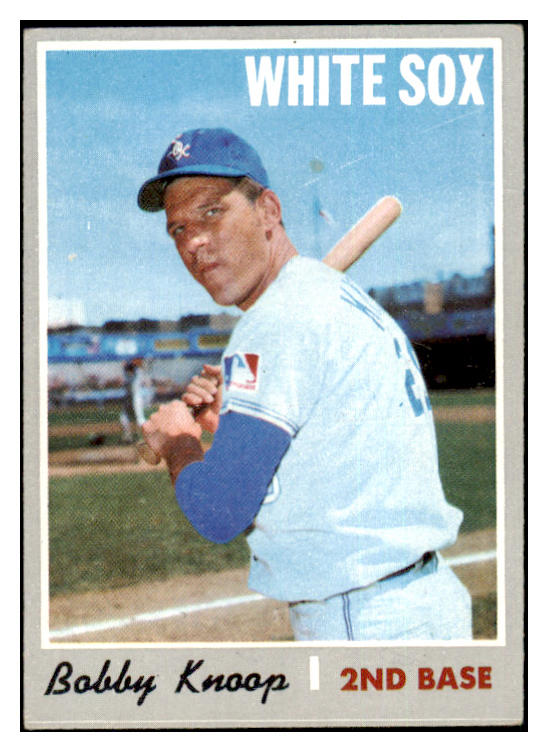1970 Topps Baseball #695 Bobby Knoop White Sox VG-EX 499351
