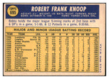 1970 Topps Baseball #695 Bobby Knoop White Sox VG-EX 499351