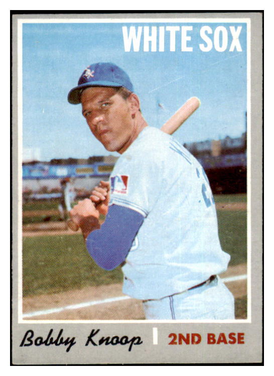 1970 Topps Baseball #695 Bobby Knoop White Sox VG 499352