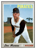 1970 Topps Baseball #703 Lou Marone Pirates EX-MT 499384