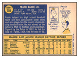 1970 Topps Baseball #704 Frank Baker Indians NR-MT 499388