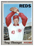 1970 Topps Baseball #705 Tony Cloninger Reds EX-MT 499392