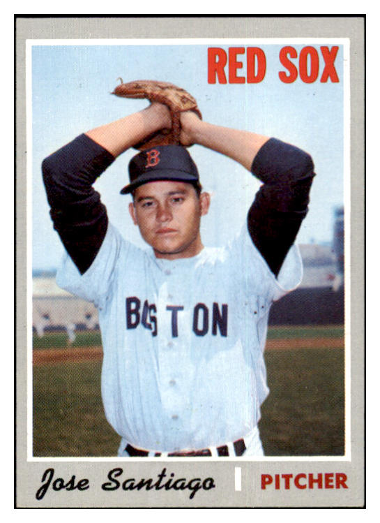1970 Topps Baseball #708 Jose Santiago Red Sox NR-MT 499406