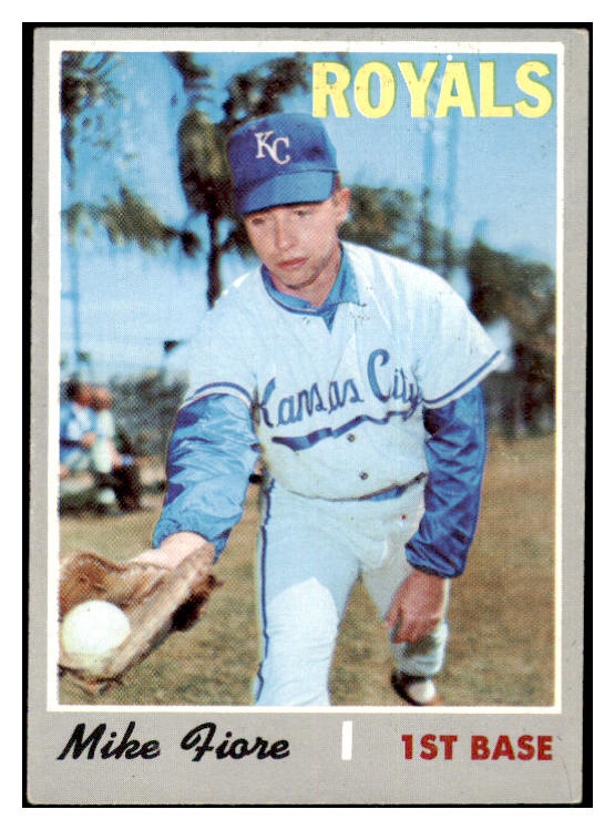 1970 Topps Baseball #709 Mike Fiore Royals EX 499413