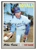 1970 Topps Baseball #709 Mike Fiore Royals EX 499413