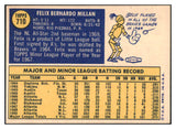 1970 Topps Baseball #710 Felix Millan Braves NR-MT 499416