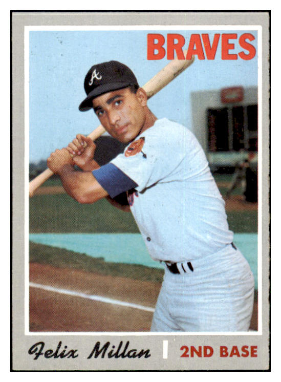 1970 Topps Baseball #710 Felix Millan Braves NR-MT 499417