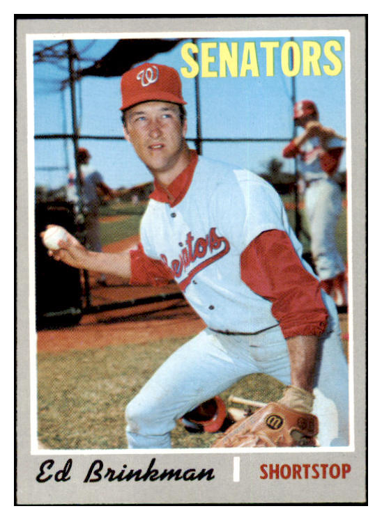 1970 Topps Baseball #711 Ed Brinkman Senators NR-MT 499421