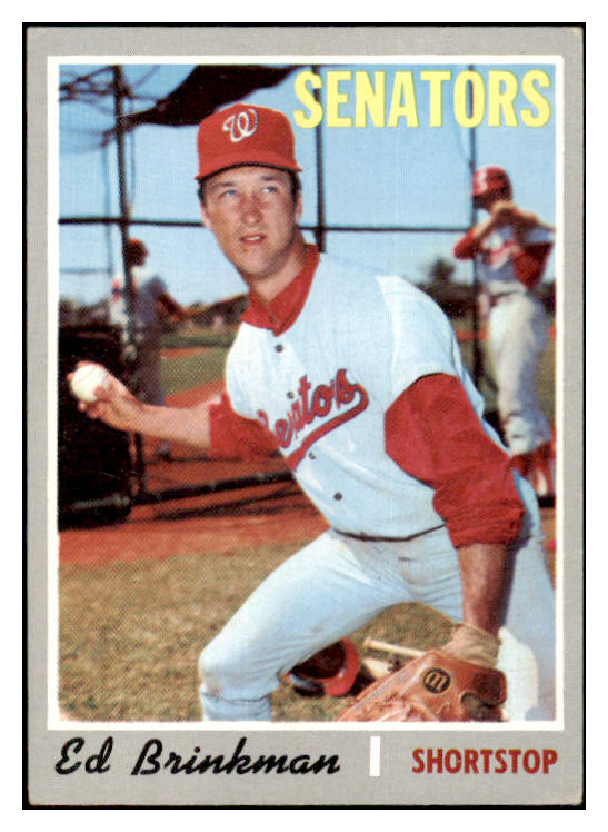 1970 Topps Baseball #711 Ed Brinkman Senators EX-MT 499423