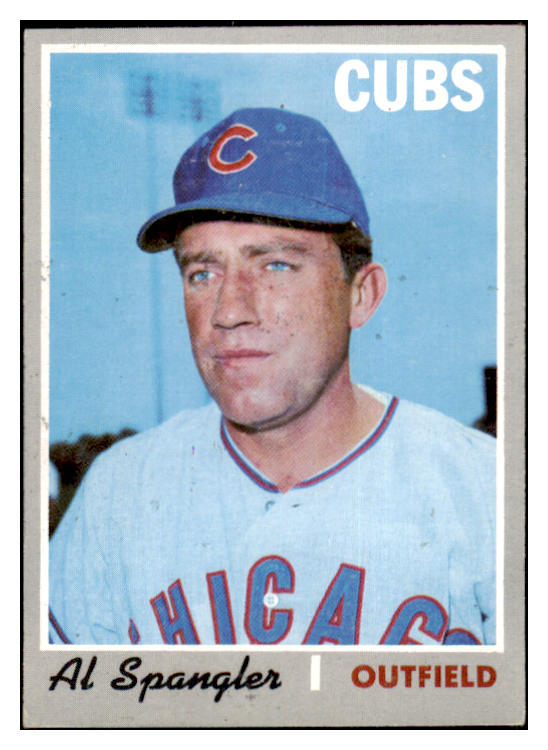 1970 Topps Baseball #714 Al Spangler Cubs NR-MT 499428