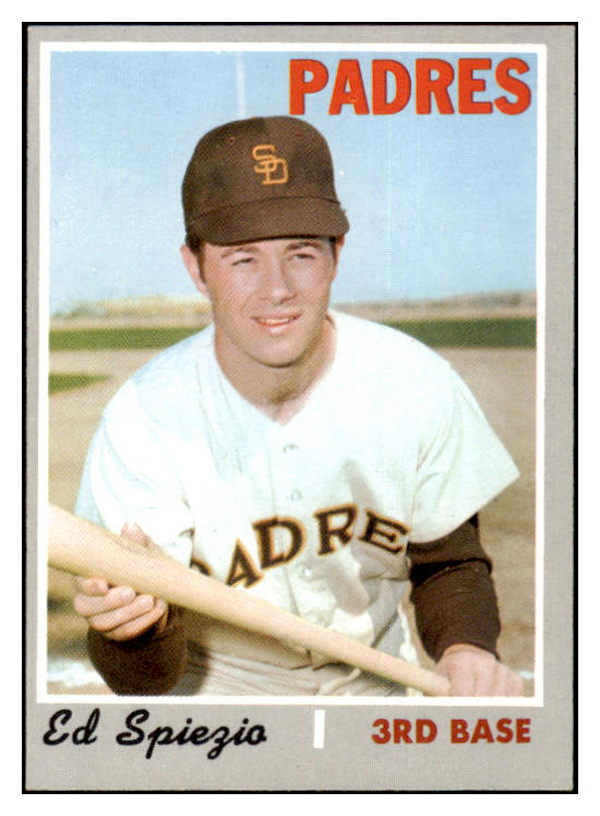 1970 Topps Baseball #718 Ed Spiezio Padres EX-MT 499450