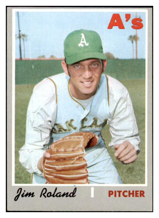 1970 Topps Baseball #719 Jim Roland A's NR-MT 499452