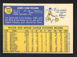 1970 Topps Baseball #719 Jim Roland A's NR-MT 499452