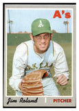 1970 Topps Baseball #719 Jim Roland A's EX-MT 499453