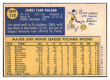 1970 Topps Baseball #719 Jim Roland A's EX 499454